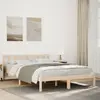 Image de vidaXL Cadre de lit extra long sans matelas 140x220 cm bois massif pin