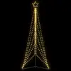 Image de vidaXL Sapin de Noël à LED 525 LED blanc chaud 302 cm