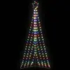 Image de vidaXL Sapin de Noël à LED 339 LED colorées 187 cm