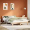 Image de vidaXL Cadre de lit sans matelas 160x200 cm bois massif de pin