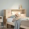 Image de vidaXL Tête de lit avec rangement 75 cm bois massif de pin