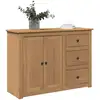 Image de vidaXL Buffet avec tiroirs PANAMA 112x40x80 cm bois massif de pin