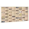 Image de vidaXL Vitrine de collection en bois avec 80 compartiments 80 x 4,5 x 40,5 cm