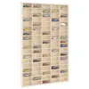 Image de vidaXL Vitrine de collection en bois avec 90 compartiments 50,5 x 4,5 x 79 cm