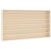 Image de vidaXL Vitrine de collection en bois avec 6 étagères 100x9x55 cm