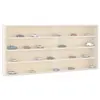 Image de vidaXL Vitrine de collection en bois avec portes 80 x 8,5 x 37 cm