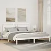 Image de vidaXL Cadre de lit extra long sans matelas 200x210 cm bois massif