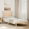 Image de vidaXL Cadre de lit extra long sans matelas 100x220 cm bois massif