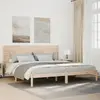 Image de vidaXL Cadre de lit extra long sans matelas 180x210 cm bois massif