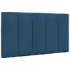 Image de vidaXL Coussin de tête de lit Hanko bleu 80 cm tissu