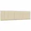 Image de vidaXL Coussin de tête de lit Hanko crème 180 cm tissu