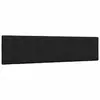 Image de vidaXL Coussin de tête de lit Hanko noir 200 cm tissu
