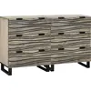 Image de vidaXL Ensemble de buffet 2 pc Blanc 120 x 33 x 75 cm