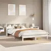 Image de vidaXL Cadre de lit sans matelas blanc 150x200 cm bois de pin massif