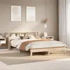 Image de vidaXL Cadre de lit sans matelas 140x190 cm bois de pin massif