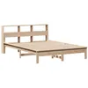 Image de vidaXL Cadre de lit sans matelas 135x190 cm bois de pin massif