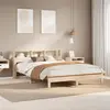 Image de vidaXL Cadre de lit sans matelas 135x190 cm bois de pin massif