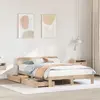 Image de vidaXL Cadre de lit sans matelas 135x190 cm bois de pin massif
