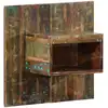 Image de vidaXL Table de chevet multicolore 50x27x50 cm bois de récupération
