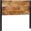 Image de vidaXL Tête de lit 120 cm bois massif manguier et fer