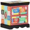 Image de vidaXL Cabinet de chevet 2 pc Multicolore 40 x 35 x 45 cm