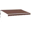 Image de vidaXL Auvent rétractable automatique marron 350x250 cm