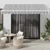 Image de vidaXL Auvent rétractable automatique anthracite et blanc 350x250 cm