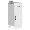 Image de vidaXL Armoire de cuisine Kalmar blanc bois d'ingénierie