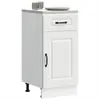 Image de vidaXL Armoire de cuisine Kalmar blanc bois d'ingénierie