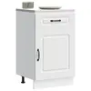 Image de vidaXL Armoire de cuisine Kalmar blanc bois d'ingénierie