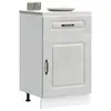Image de vidaXL Armoire de cuisine Kalmar gris béton bois d'ingénierie