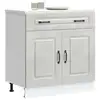 Image de vidaXL Armoire de cuisine Kalmar gris béton bois d'ingénierie