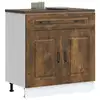 Image de vidaXL Armoire de cuisine Kalmar chêne fumé bois d'ingénierie
