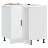 Image de vidaXL Armoire d'angle de cuisine Kalmar blanc bois d'ingénierie