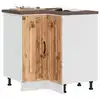 Image de vidaXL Armoire d'angle de cuisine Kalmar vieux bois bois d'ingénierie