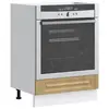 Image de vidaXL Armoire à four Kalmar chêne artisanal bois d'ingénierie