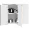 Image de vidaXL Armoire murale d'angle de cuisine Kalmar chêne fumé