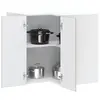 Image de vidaXL Armoire murale d'angle de cuisine Kalmar sonoma gris