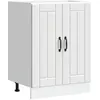 Image de vidaXL Meuble de base de lavabo Lucca blanc bois d'ingénierie