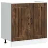 Image de vidaXL Meuble de base de lavabo Lucca chêne fumé bois d'ingénierie