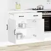 Image de vidaXL Armoire de cuisine Lucca blanc bois d'ingénierie