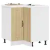 Image de vidaXL Armoire d'angle de cuisine Lucca chêne sonoma bois d'ingénierie