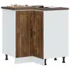 Image de vidaXL Armoire d'angle de cuisine Lucca chêne fumé bois d'ingénierie