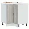 Image de vidaXL Armoire d'angle de cuisine Lucca sonoma gris bois d'ingénierie