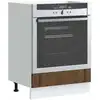 Image de vidaXL Armoire de four Lucca chêne marron bois d'ingénierie
