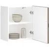 Image de vidaXL Armoire murale de cuisine Lucca chêne marron bois ingénierie