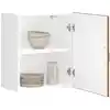 Image de vidaXL Armoire murale de cuisine Lucca vieux bois bois ingénierie