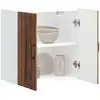 Image de vidaXL Armoire murale de cuisine Lucca vieux bois bois ingénierie