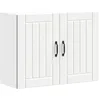 Image de vidaXL Armoire murale de cuisine Lucca blanc bois d'ingénierie