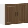 Image de vidaXL Armoire murale de cuisine Lucca chêne marron bois ingénierie